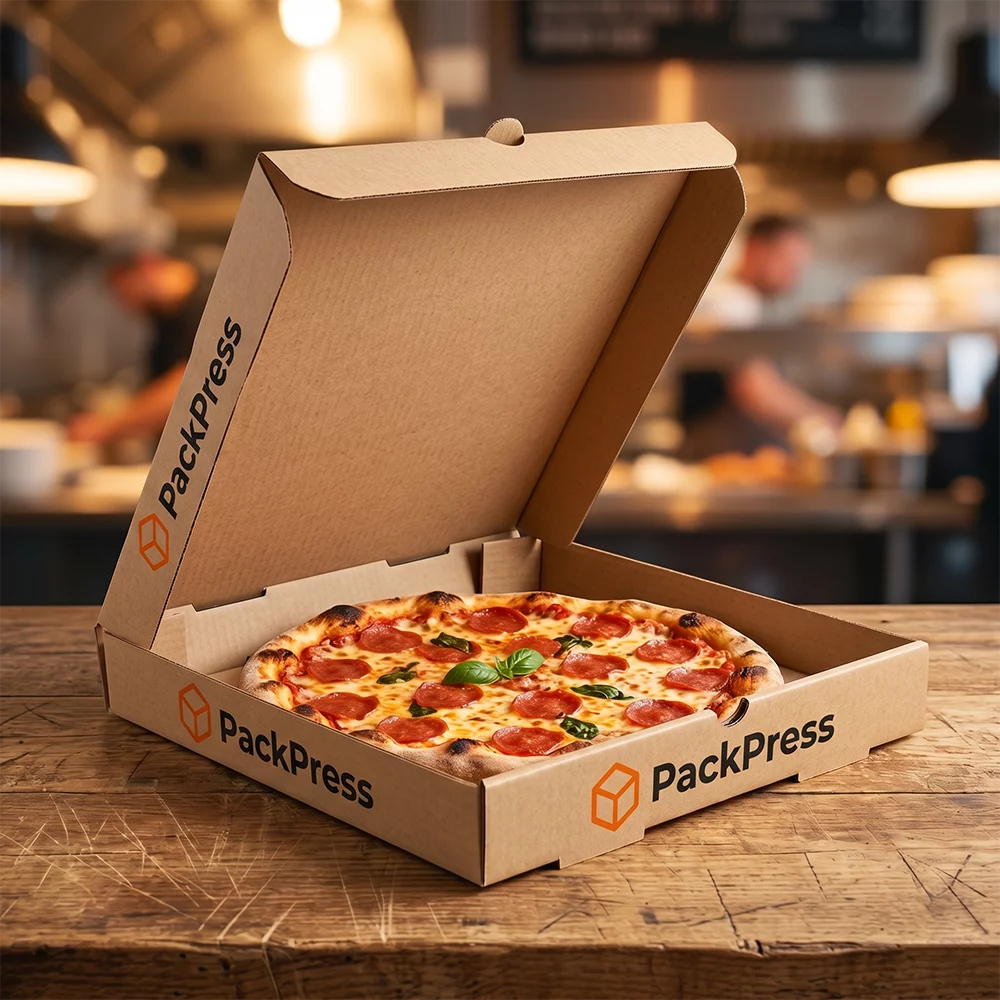 Pizzakarton – Individuell bedruckbar mit Logo