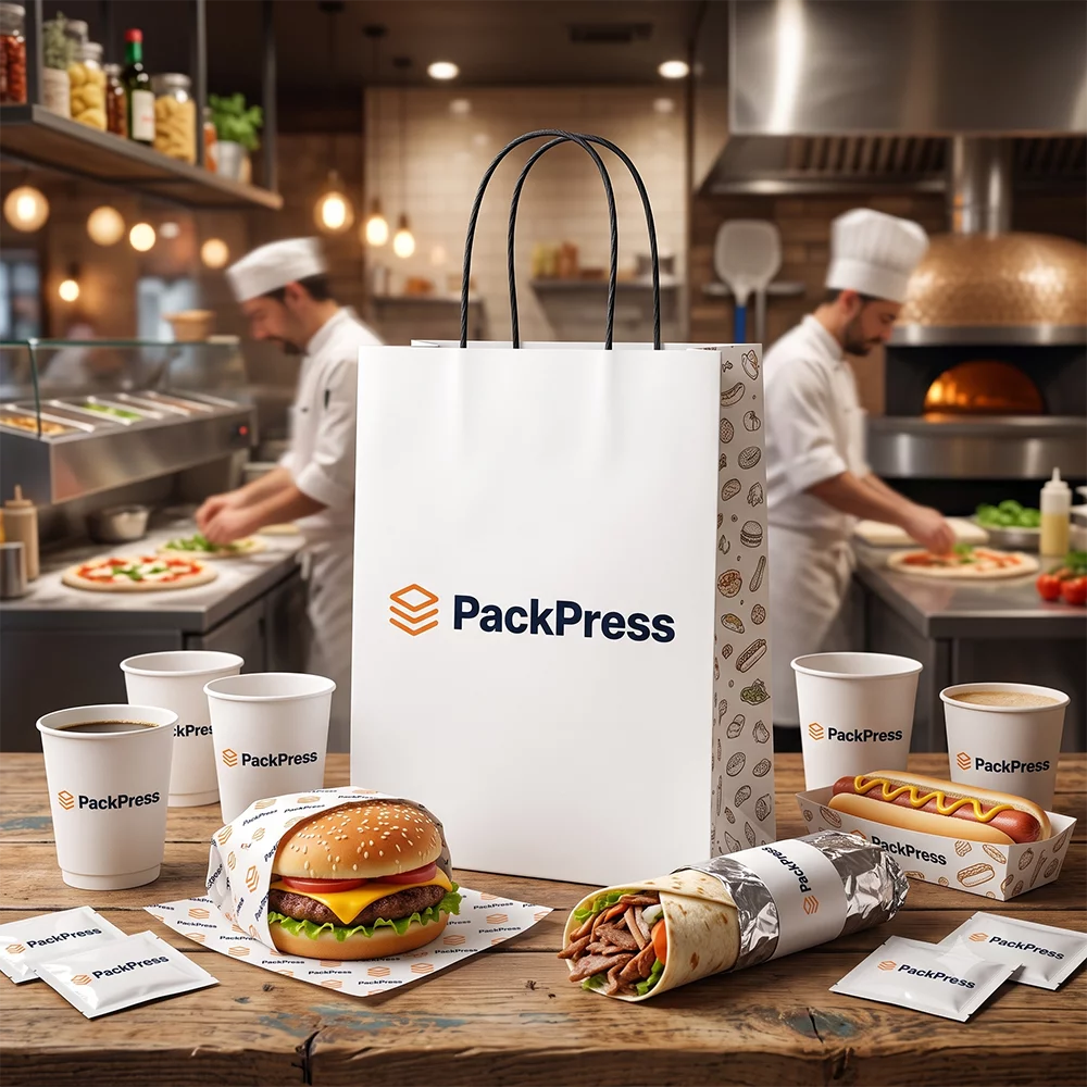 Premium Papiertragetasche Weiß – 22×10×28cm
