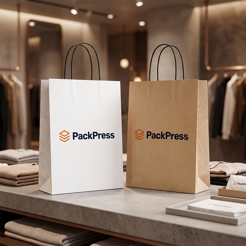 Premium Papiertragetasche (Groß & Hochformat) – 32×12×40cm