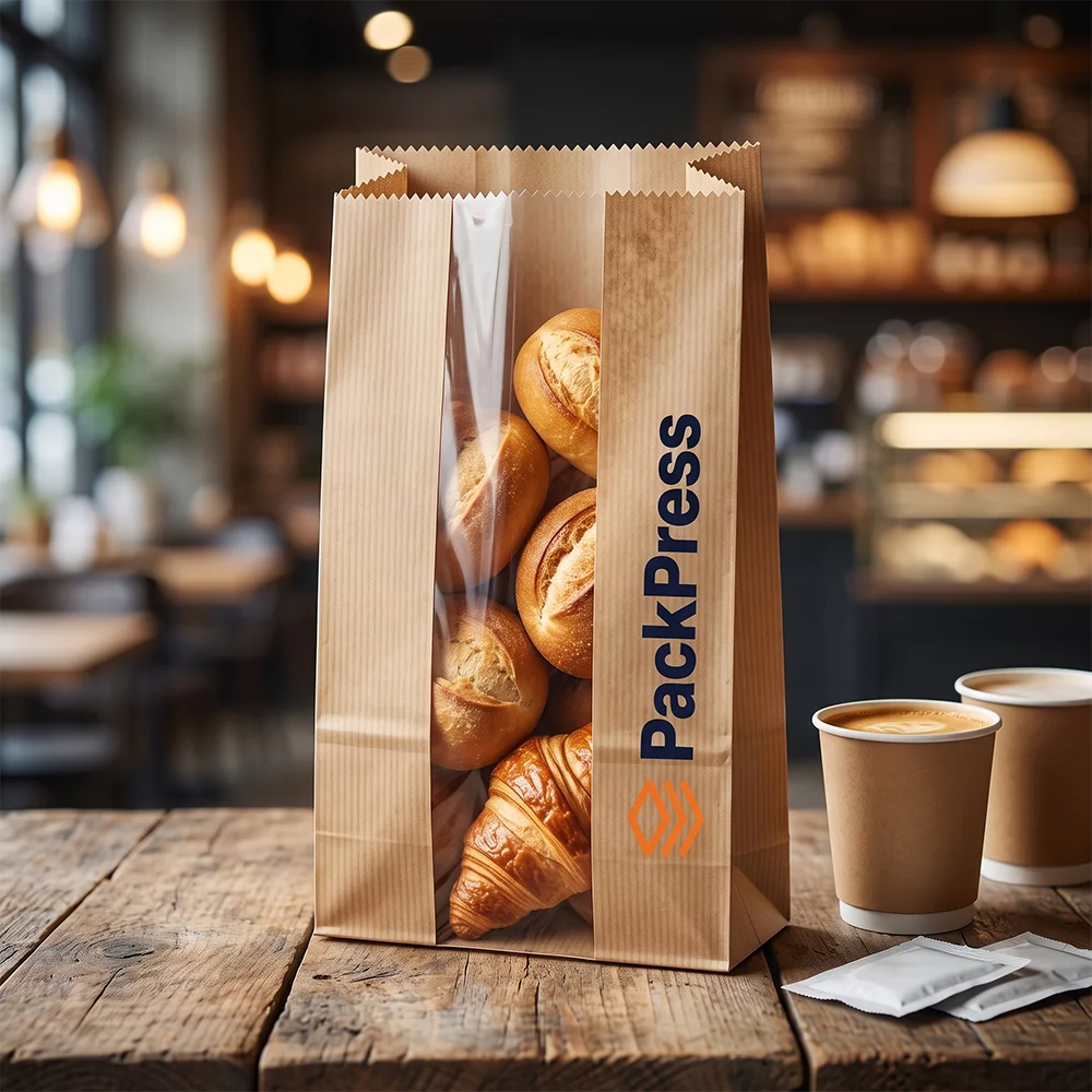 Baguettetaschen mit Sichtfenster – Individuell bedruckbar